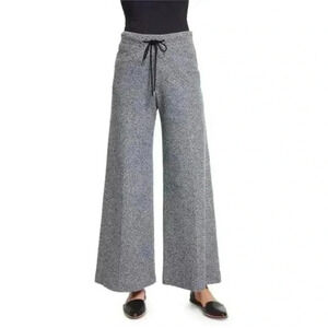 Derek Lam navy tweed wide leg drawstring pants  sz 4